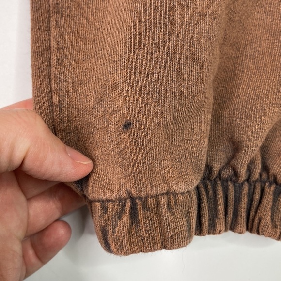 ASOS Acid Brown Wash Oversized Jogger Pants Size 0 - Picture 14 of 14